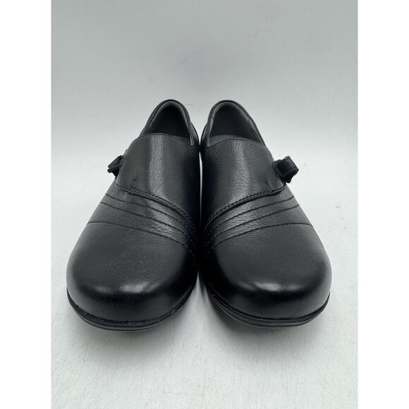 Dansko FRANNY WIDE MILLED NAPPA Women's NEW Clog Black EU Size 36 Wide - Picture 5 of 11